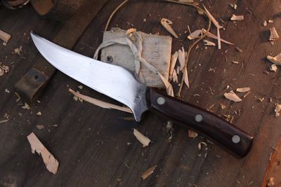 Schrade Vintage 15OT Deer Slayer 5" Fixed Blade / Delrin / Satin 1095 ( Pre Owned )