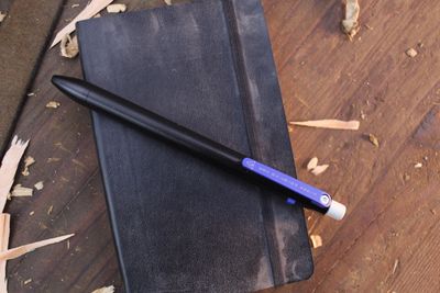 Tactile Turn REC Exclusive Eight-Ball Standard 5.8" Side Click Pen / Two Tone Cerakote Titanium &amp; 8-Ball Themed Clip ( Pre Owne