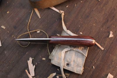 Highlands Forge 2" Fixed Blade Micro Hunter / Ironwood / Satin Forged 1095