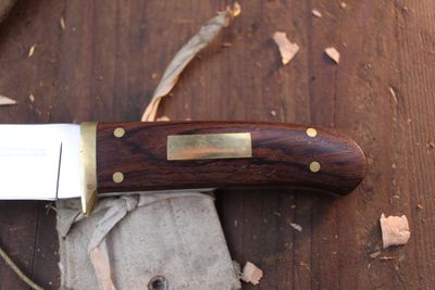 Bloodworth Knives Drop Point 3" Hunter / Desert Ironwood / Polished 440C ( Pre Owned )