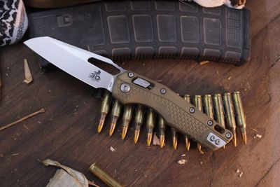 Microtech MSI 30th Anniversary 3.88&quot; RAM-LOK Folder / Dark Earth Polymer / Stonewashed M390MK