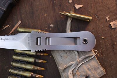 Gerber Vintage Blackie Collins River Master 3.25" Fixed Blade / Stainless / Satin Serrated 440 Stainless ( Pre Owned )