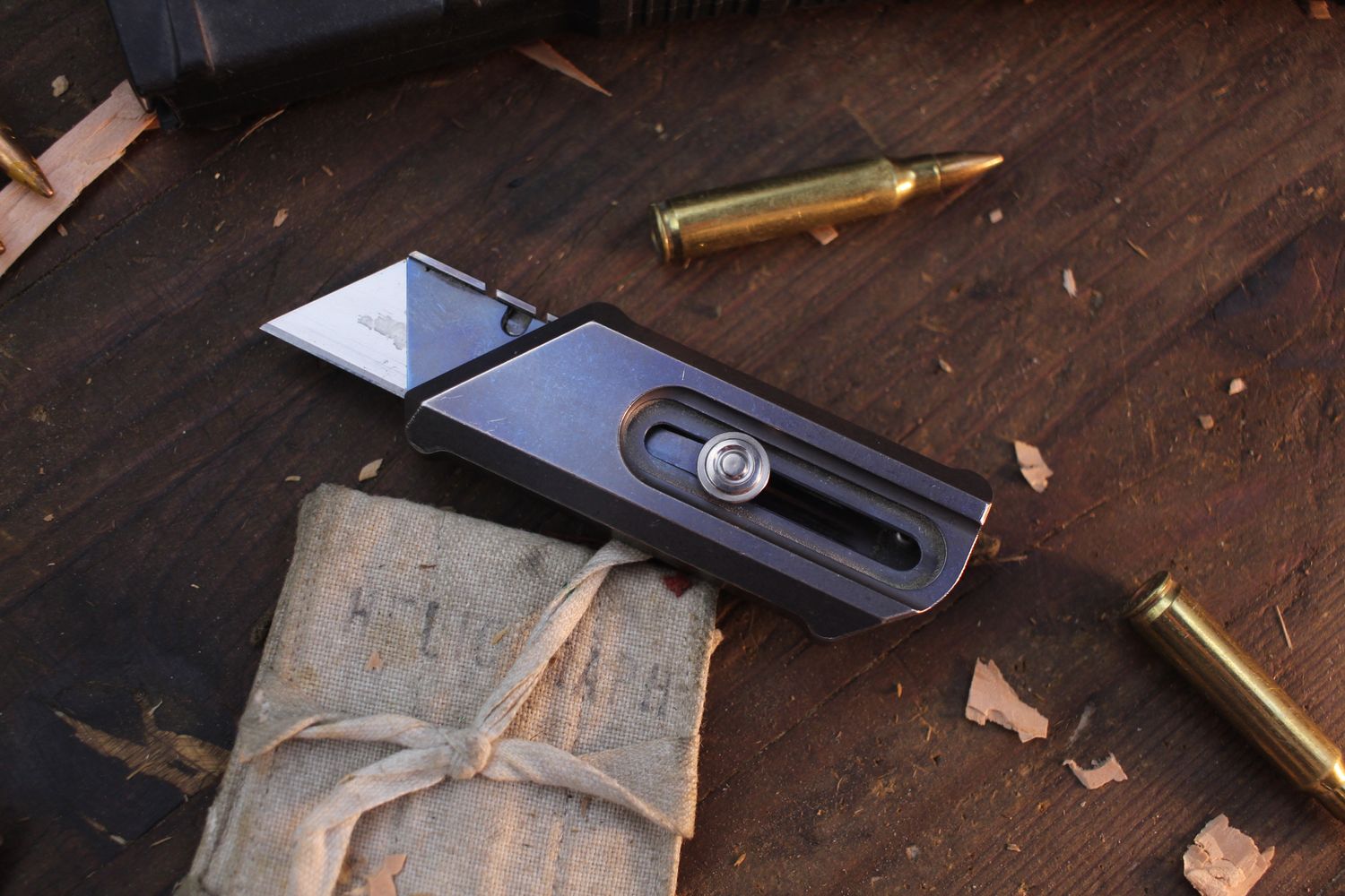 Ramon Chaves C.H.U.B. Razor Blade / Custom Flamed Titanium