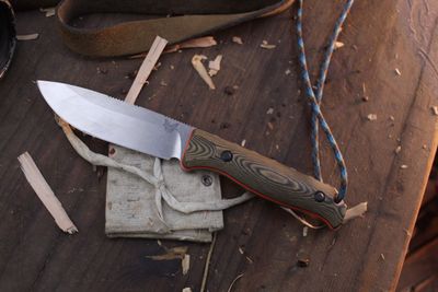 Benchmade Hunt Saddle Mountain 4.2&quot; Fixed Blade / Richlite / S90V ( Pre Owned )