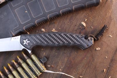 Zero Tolerance 0452CF Sinkevich 4.1" Framelock Flipper / Carbon Fiber &amp; Titanium / Satin S35VN (Pre Owned)
