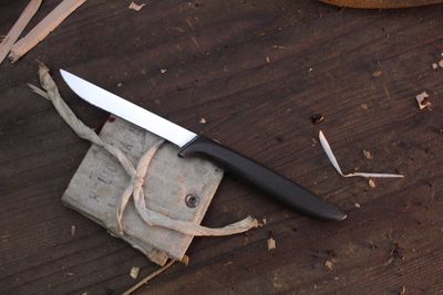 Gerber Classic Pixie 3.25&quot; Fixed Blade / Black Armorhide Aluminum / Satin M2HS ( Pre Owned )