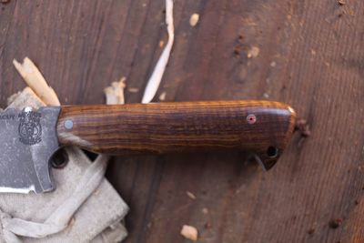 Carnivore Tactical Small Skinner 3.25" Fixed Blade / Australian Ironbark / Acidwashed Magnacut