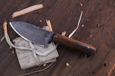 Carnivore Tactical Small Skinner 3.25" Fixed Blade / Australian Ironbark / Acidwashed Magnacut