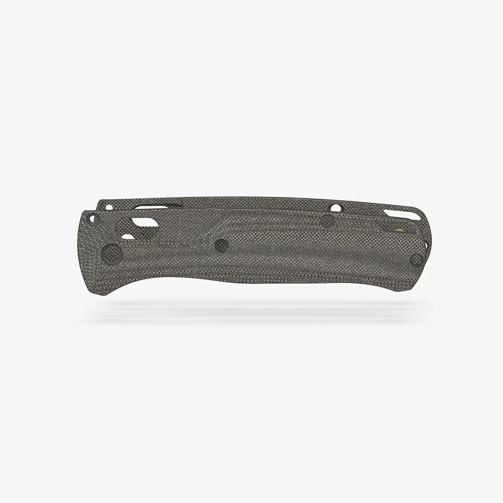 Flytanium Bugout Crossfade Black Canvas Micarta Scales
