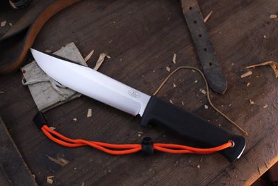 Fallkniven A1 6.3&quot; Fixed Blade Knife / Black Zytel / Satin VG10 ( Pre Owned )