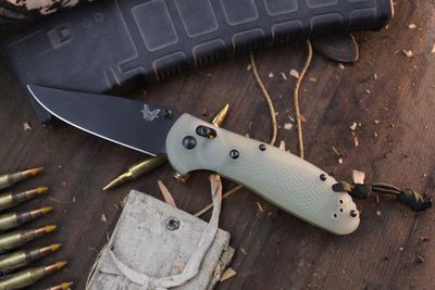 Benchmade BHQ Exclusive Griptilian 3.25&quot; AXIS Lock Folder / Jade G-10 / Black Drop Point M4 ( Pre Owned )