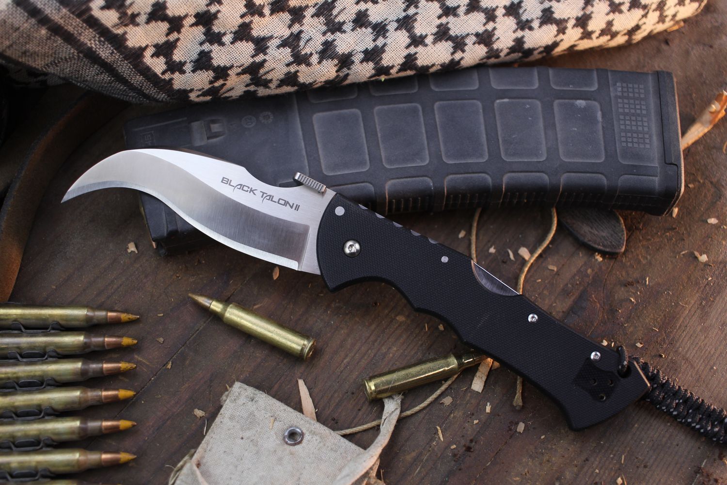 Cold Steel Black Talon II 4&quot; Lockback Folder / Black G-10 / Satin S35VN ( Pre Owned )