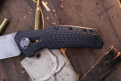 Zero Tolerance 0308BLKTS 3.75" Framelock Flipper / Black G10 &amp; Titanium / Tiger Stripe 20CV ( Pre Owned )