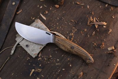 Mark Couch 3.5" Skinner / Lace Wood / Satin Forged 52100