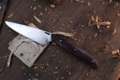 Mark Couch 4” Camp Utility / Wenge / Satin Forged 52100