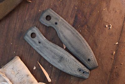 Three Rivers Manufacturing Canvas Micarta Atom Flat Scales ( Pre Owned )