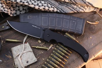 Cold Steel Recon 1 XL 5.5&quot; Lockback Folder / Black G-10 / Black CTS-XHP ( Pre Owned )