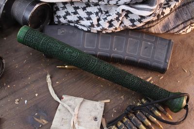 RMJ Tactical Loaded Pocket Billy 12" / Green Aztec Hickory ( Pre Owned )