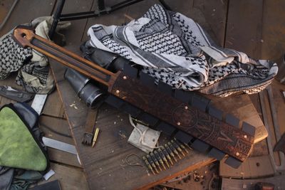 RMJ Tactical Macuahuitl 28" Aztec War Club / Hard Maple /  Black High Carbon Steel ( Pre Owned )