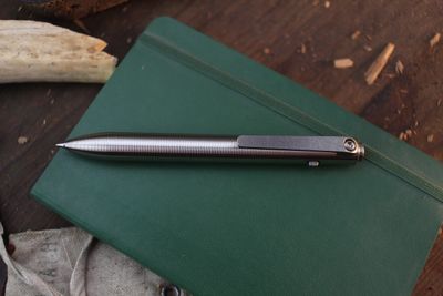 Tactile Turn Side Click Pen / Mini 4.6” / Titanium / 1.5oz