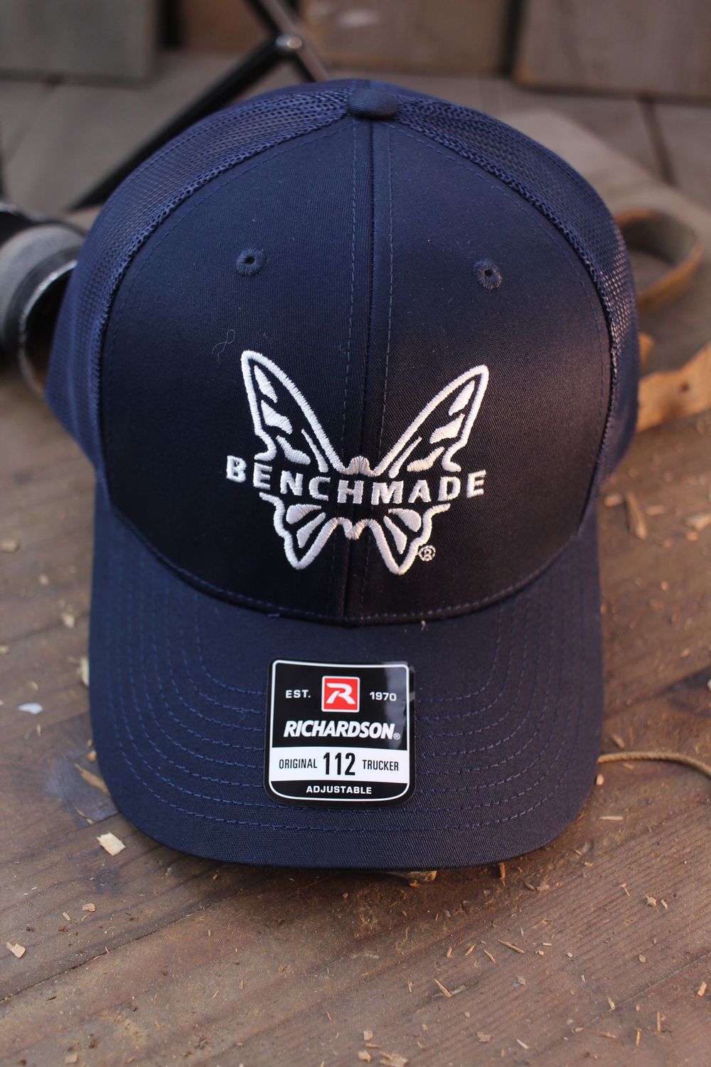 Benchmade Navy Blue Richardson Classic Trucker Hat