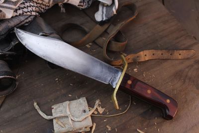 Coleman Western Vintage W-49 8.75" Bowie / Rosewood & Brass Guard / Satin 1095 Cro-Van ( Pre Owned ) Coleman Western Vintage W-49 8.75" Bowie / Rosewood & Brass Guard / Satin 1095 Cro-Van ( Pre Owned )