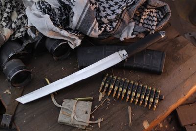 Cold Steel Mangnum XII 12" Tanto / Black Kray-Ex / Satin VG-10 San Mai ( Pre Owned )