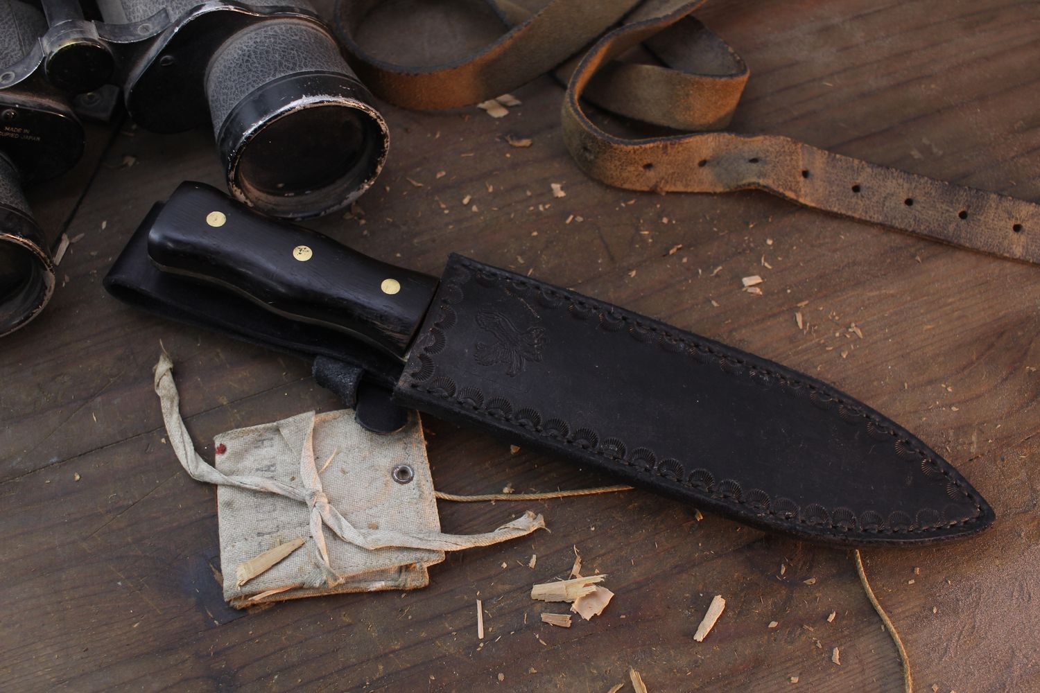 Highlands Forge 7&quot; Dirk / Wenge / Satin Forged 1095