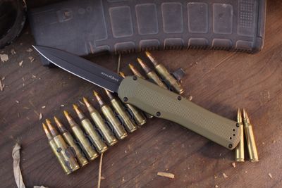 Benchmade Autocrat 3.71&quot; OTF Auto / OD Green G-10 / Black S30V ( Pre Owned )