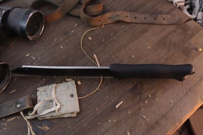 Varusteleka Skrama 200 7.85" Fixed Blade / Black Rubber / Black 80CRV2 ( Pre Owned )
