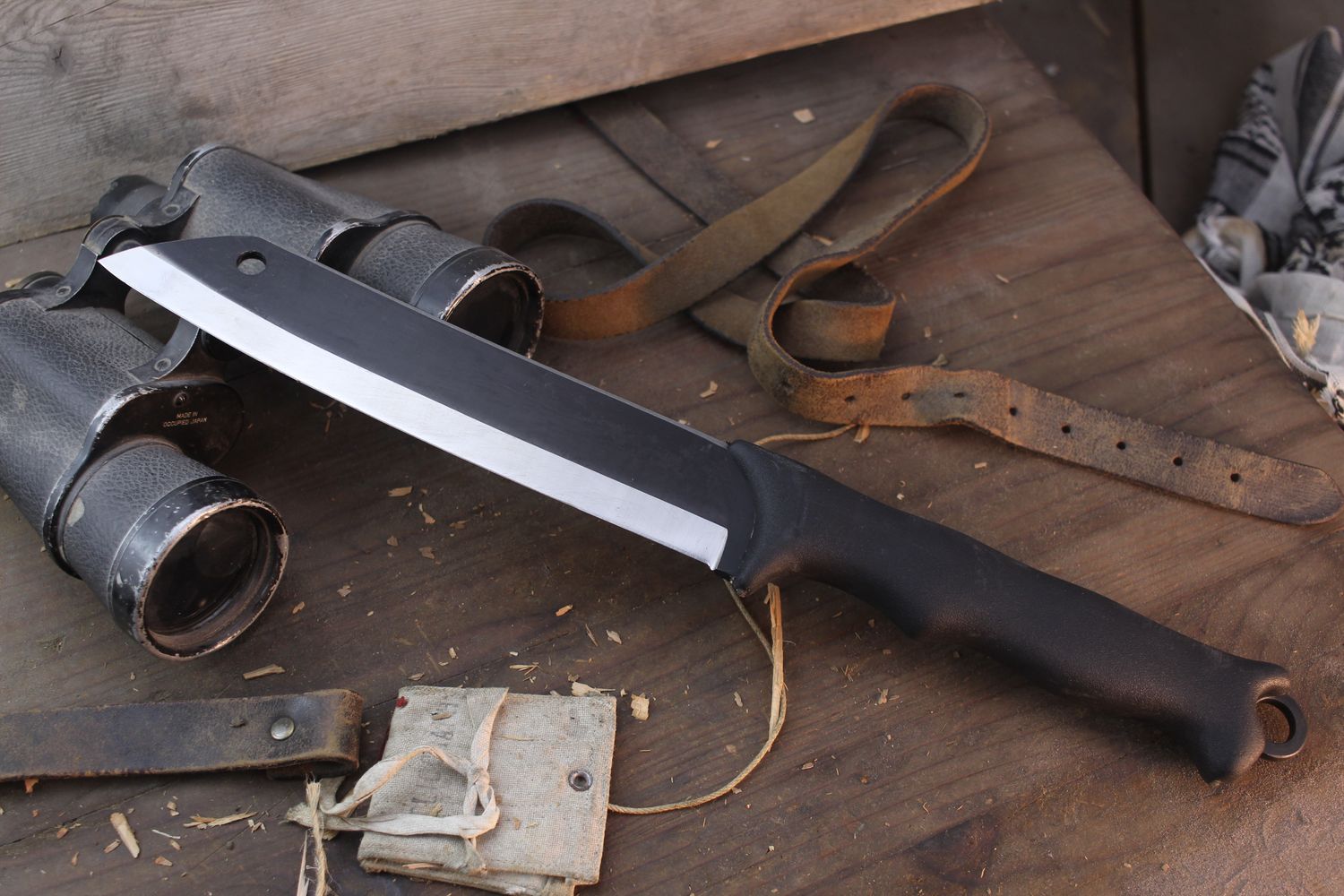 Varusteleka Skrama 240 9.45&quot; Fixed Blade / Black Rubber / Black 80CRV2 ( Pre Owned )