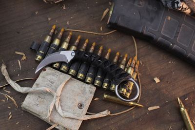 Bastinelli Creations PiKa 1.63" Fixed Blade Karambit / Black Corded Wrap &amp; Black Menuki / Stonewashed N690 ( Pre Owned )