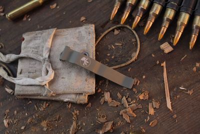 Microtech Ultratech / UTX-85 Steel Replacement Clip / OD Green Cerakote