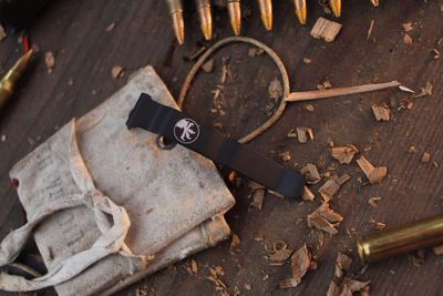 Microtech Ultratech / UTX-85 Steel Replacement Clip / Black Cerakote