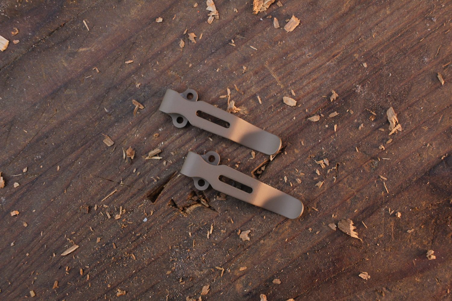 Benchmade Steel Low Rise Clip / FDE Cerakote