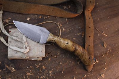 907knives Nelchina Skinner 3" Fixed Blade / Mango Wood / Stonewash 80CRV2