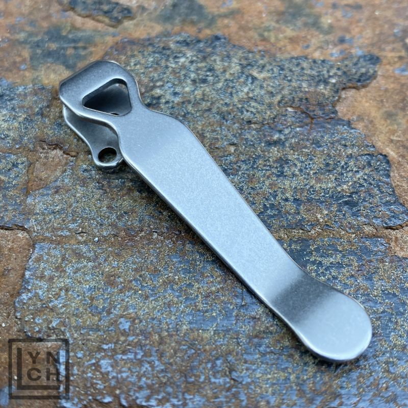 LynchNW Benchmade Deep Carry Stonewashed Titanium Clip