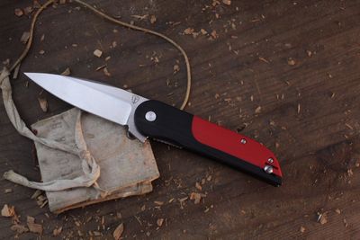 Finch Knives Devil's Finger 3" Linerlock Flipper / Smokeout G-10 / Stonewashed 14C28N