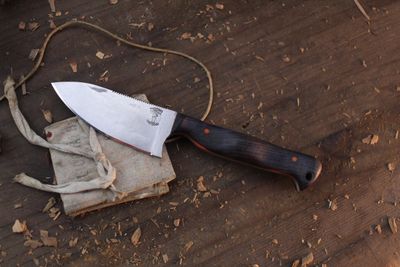 Carnivore Tactical Ridgeback 3.25" Fixed Blade / Stabilized Birch / Stonewashed AEB-L