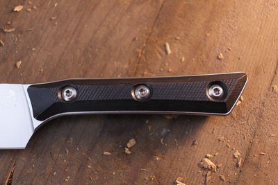 Microtech Kitchen 6.25" Boning Knife / Black G-10 / Stonewashed M390MK
