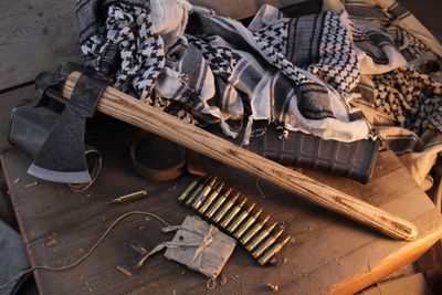 RMJ Tactical Patriot 20.5" Hawk / Burnt Ash / Black 6150 ( Pre Owned )