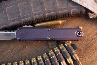Microtech Ultratech Gen IV S/E 3.55" OTF Auto / Graphite Aluminum / Apocalyptic  M390MK