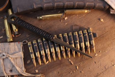 Half Face Blades Cardiac Spike 3.8” Tactical Spike / Black G-10 / OD Green Cerakote A2