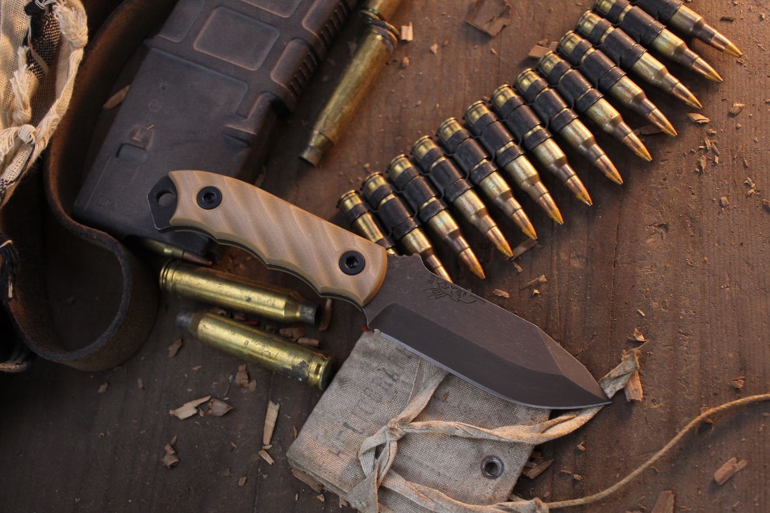 Half Face Blade Disaster Cub 3.25&quot; Fixed Blade / Ghost &amp; Coyote Tan G-10 / Acid Washed 3V