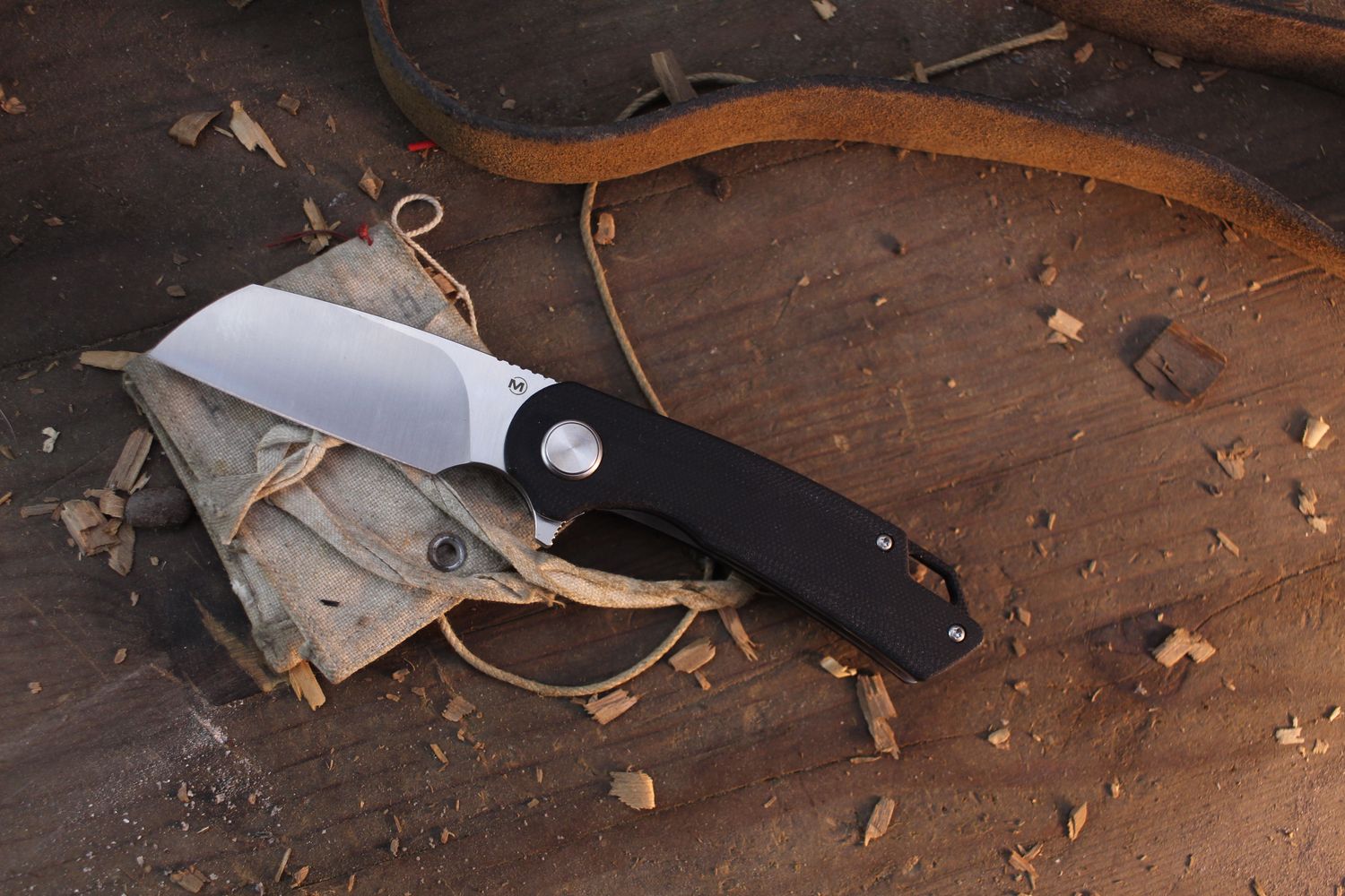 Boker Magnum Cliff Wharn 2.75" Linerlock Flipper / Black G-10 / Satin 440B