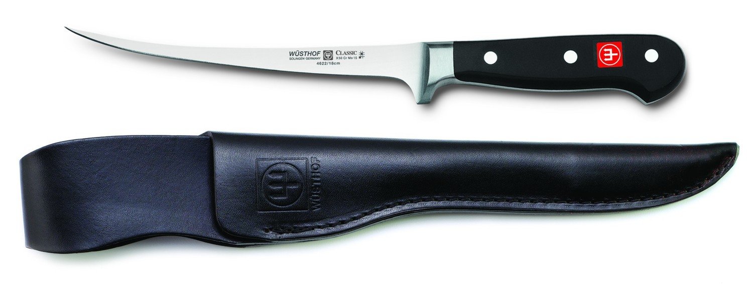 Wüsthof Classic 7&quot; Fillet Knife w/ Leather Sheath ( Discontinued )
