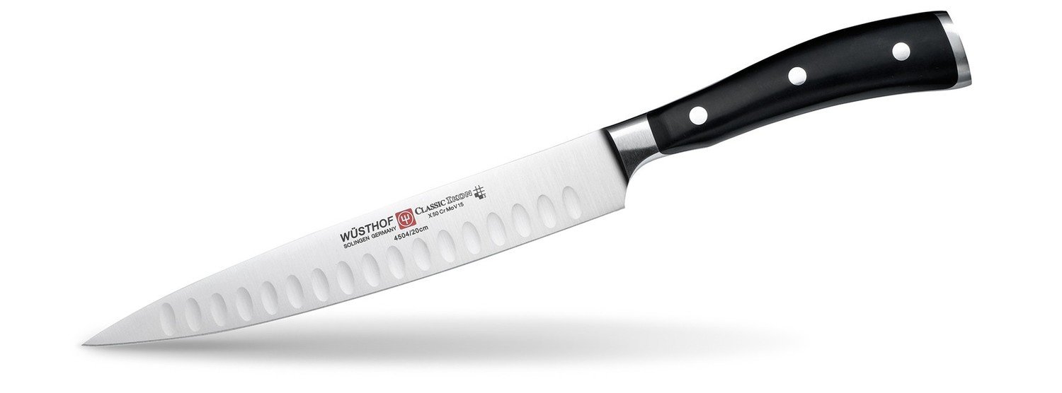 Wüsthof Classic Ikon 8&quot; Carving Knife, Hollow Edge ( Discontinued )