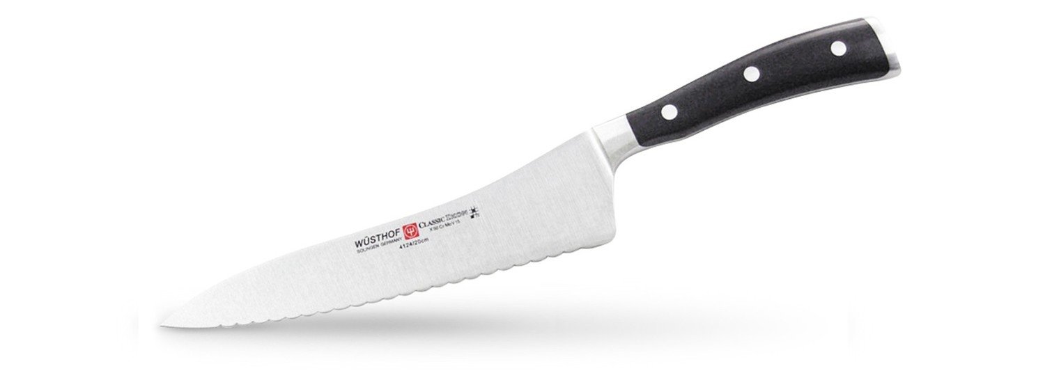 Wüsthof Classic Ikon 8&quot; Offset Deli Knife ( Discontinued )