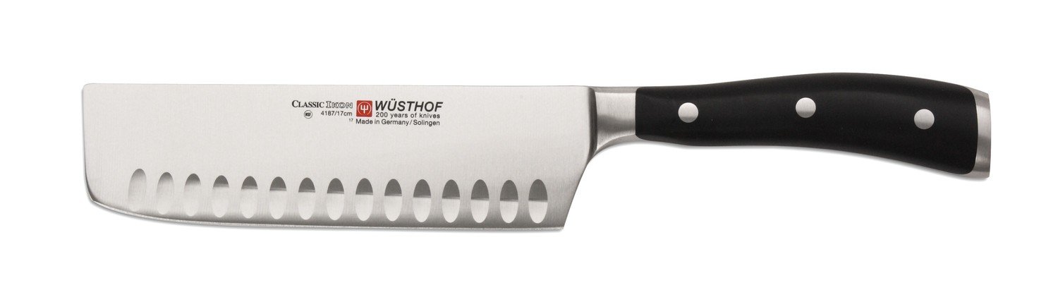Wüsthof Classic Ikon 7&quot; Nakiri, Hollow Edge