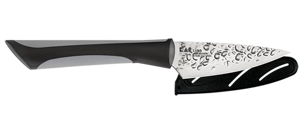 KAI Luna 3.5&quot; Paring Knife, Soft Grip W/ Sheath
